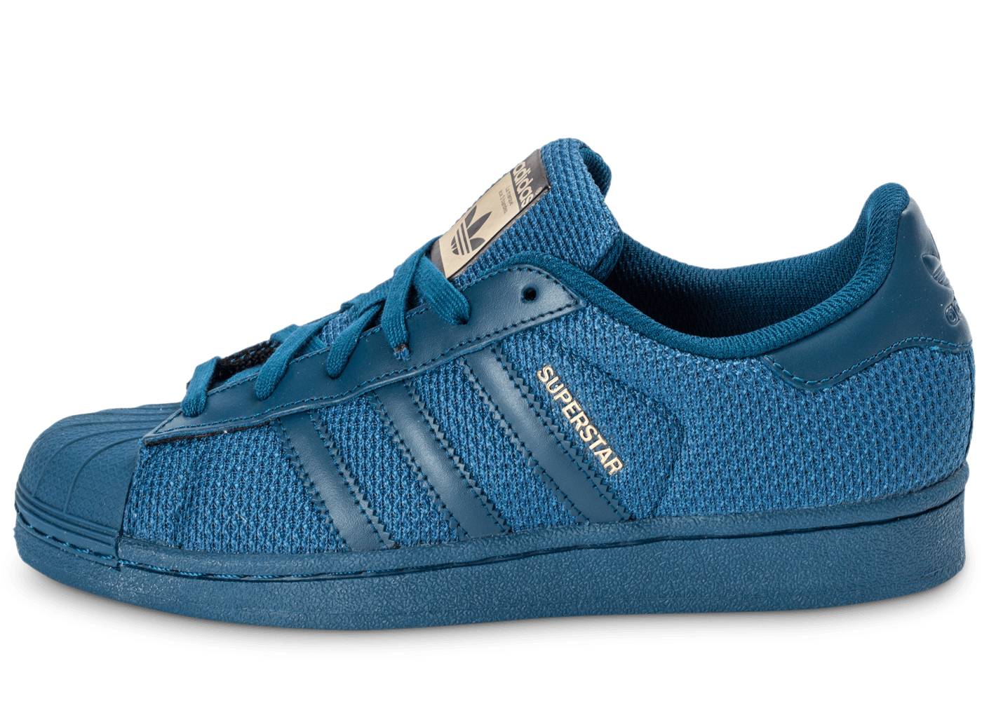 adidas superstar slip on enfant bleu