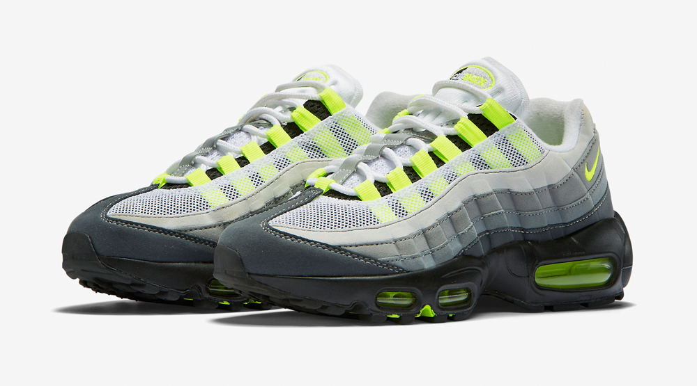 air max 95 gris jaune fluo